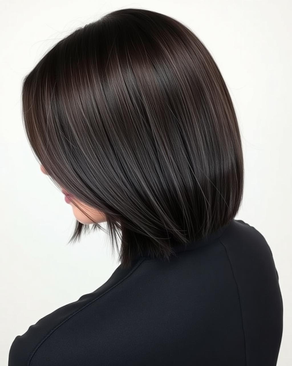 Carré brun glossy